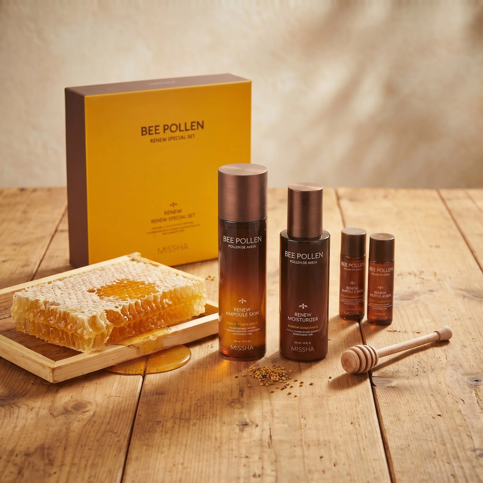 Missha Bee Pollen Renew Special Set 2 items