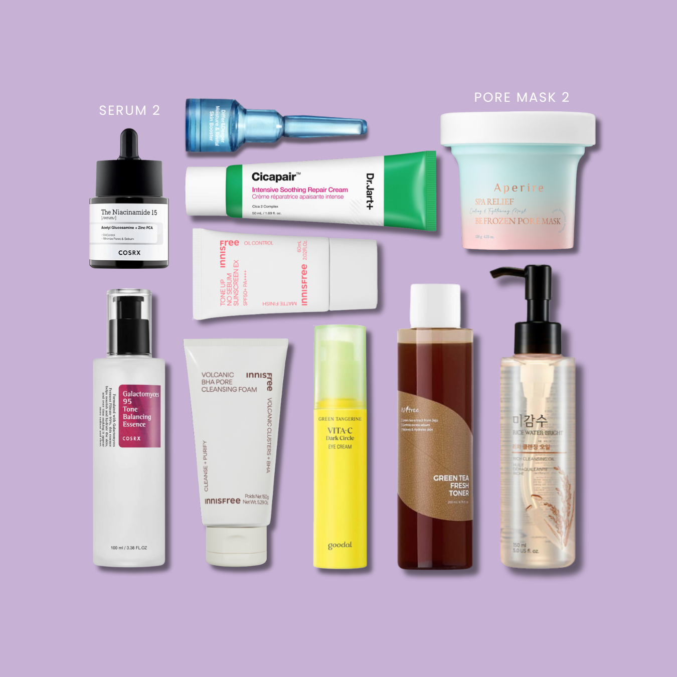 10-Step Ultimate Radiance Skincare Routine Normal/Dry & Oil/Combination Skin | OoshTush | K-beauty