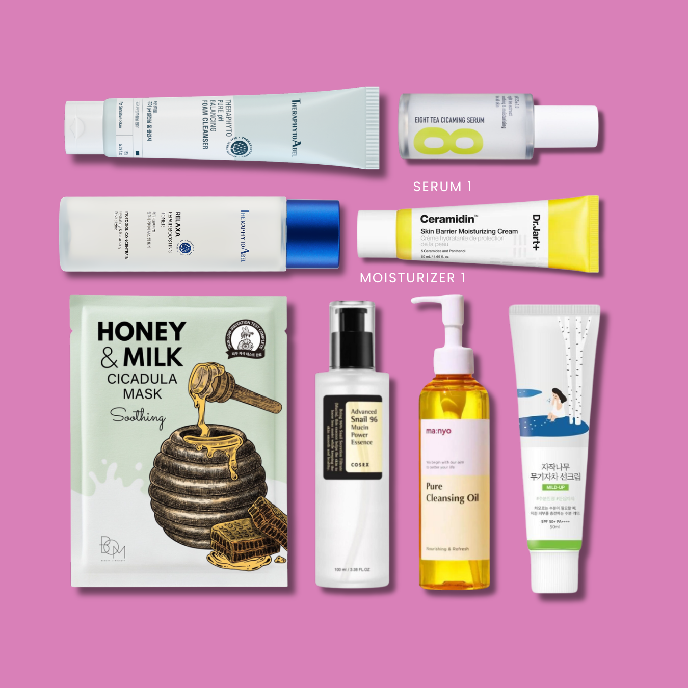 Barrier Repair Skincare Bundle (Cicapair & Ceramidin 8 Products)