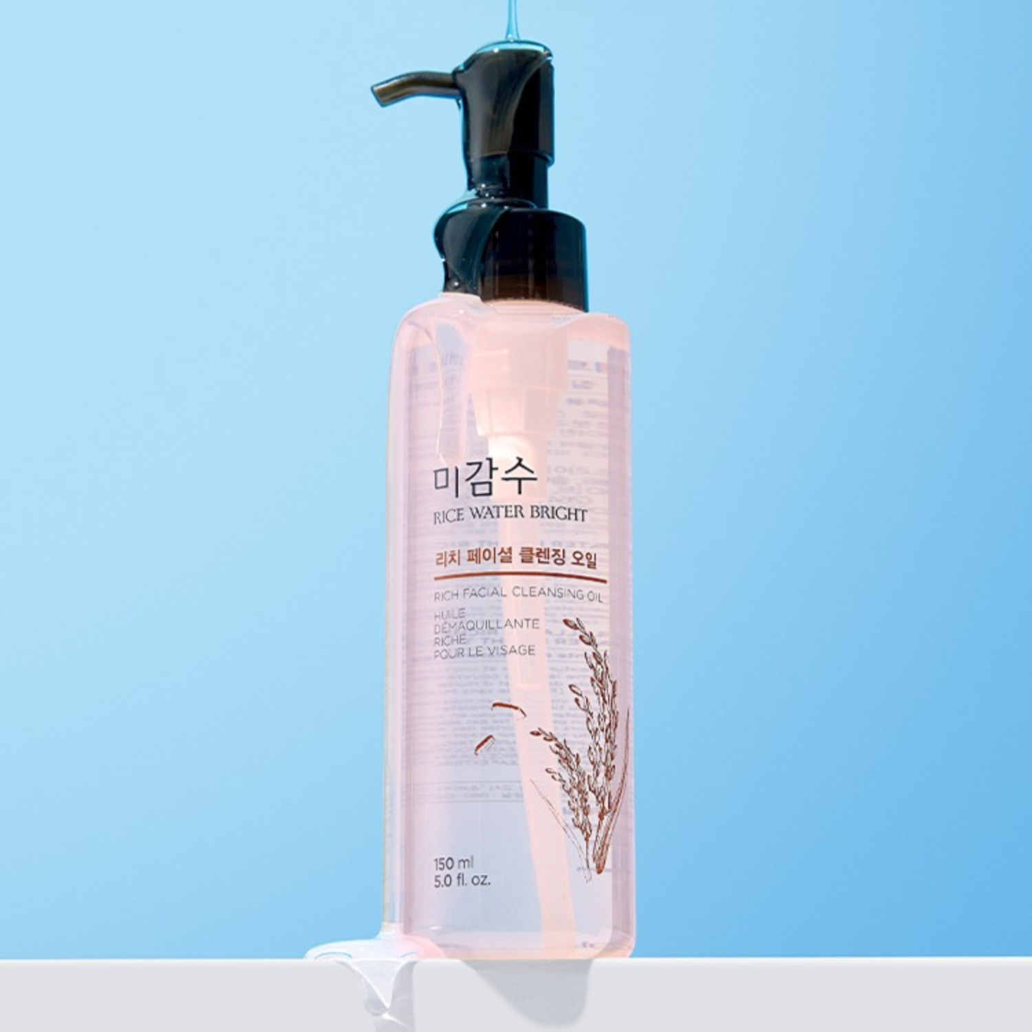 The Face Shop Rice Water Bright Rich Facial Cleansing Oil 150ml | OoshTush | K-beauty | Free Shipping Over $50 USD