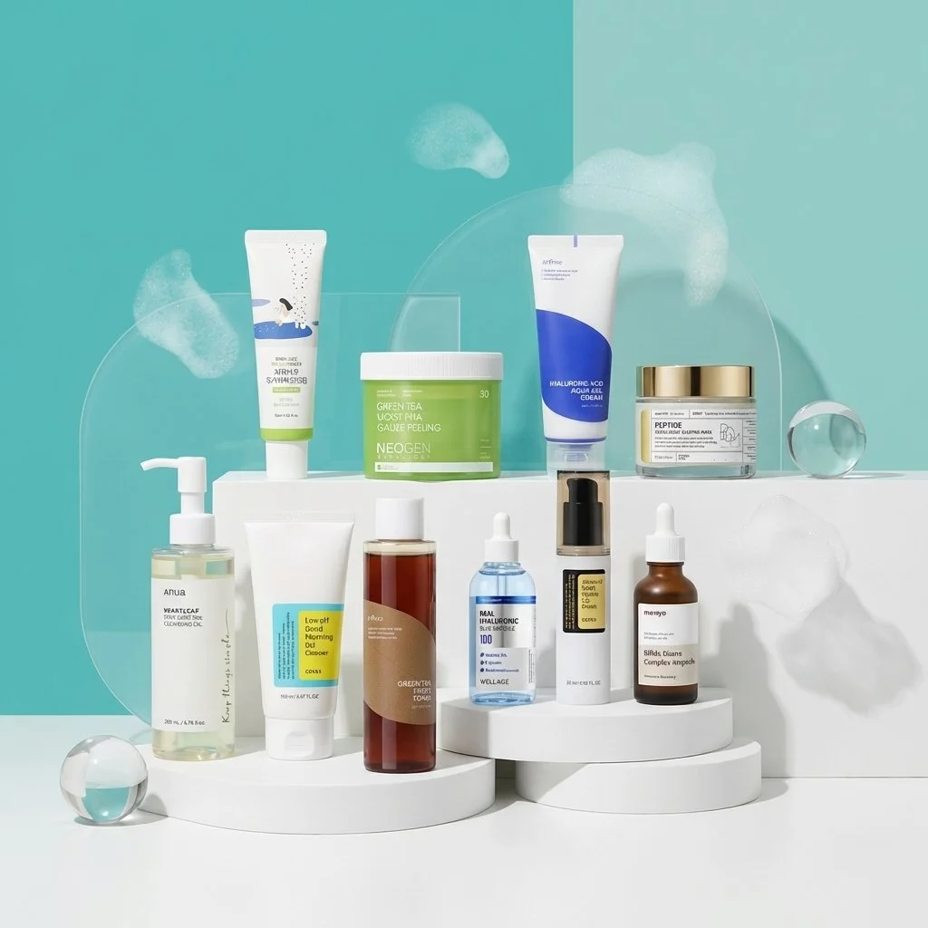 5-Step Balanced Skincare Routine for Combination Skin | OoshTush | K-beauty | Free Shipping Over $50