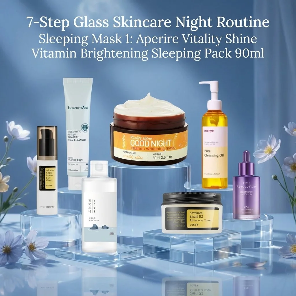 7-Step Glass Skincare Routine Morning & Night
