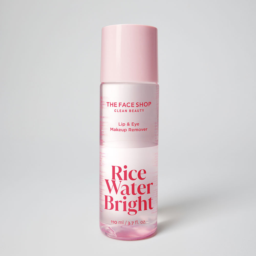 The Face Shop Rice Water Bright Lip and Eye Remover 120ml | Makeup Remover | OoshTush | K-beauty | Free Shipping Over $50 USD