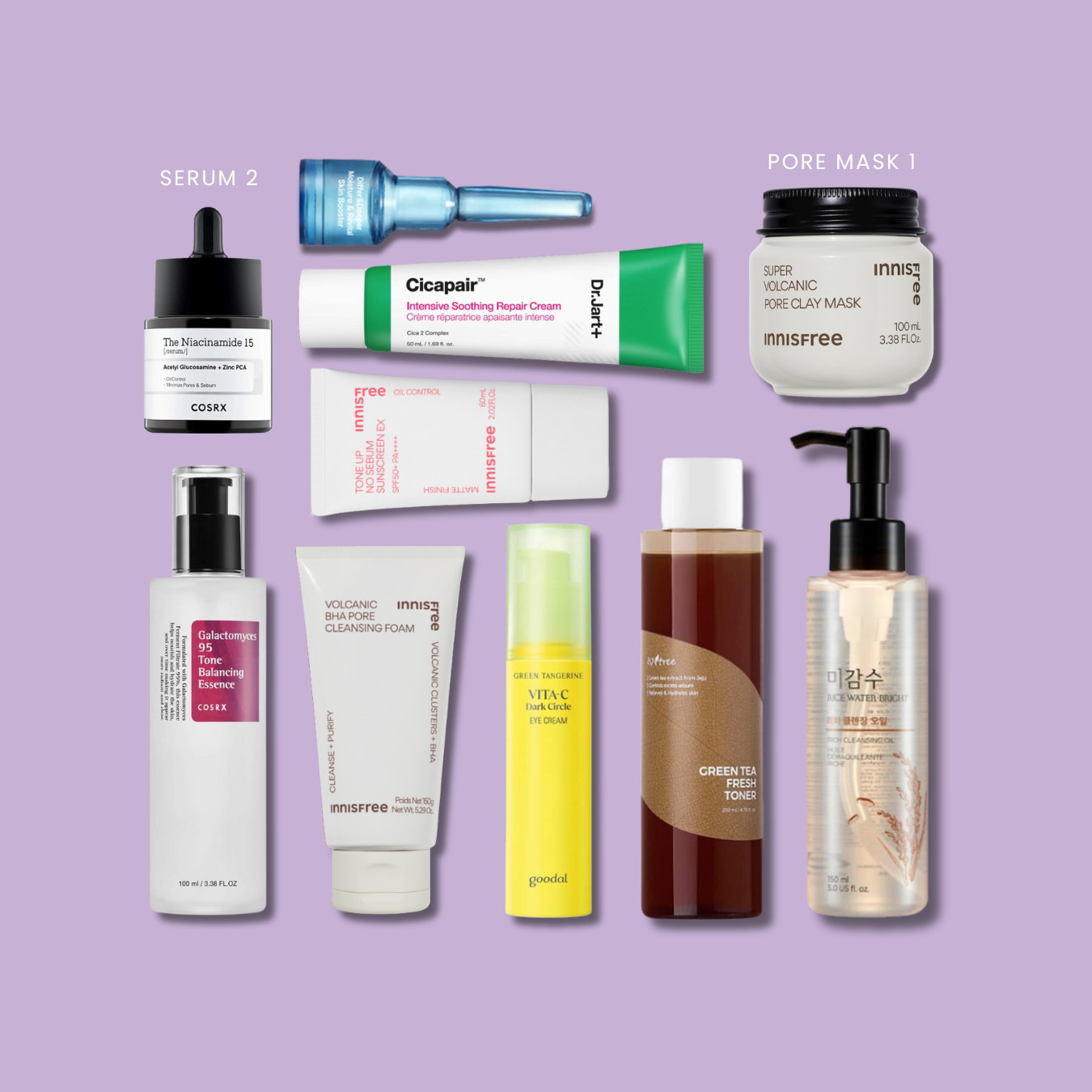 10-Step Ultimate Radiance Skincare Routine Normal/Dry & Oil/Combination Skin | OoshTush | K-beauty