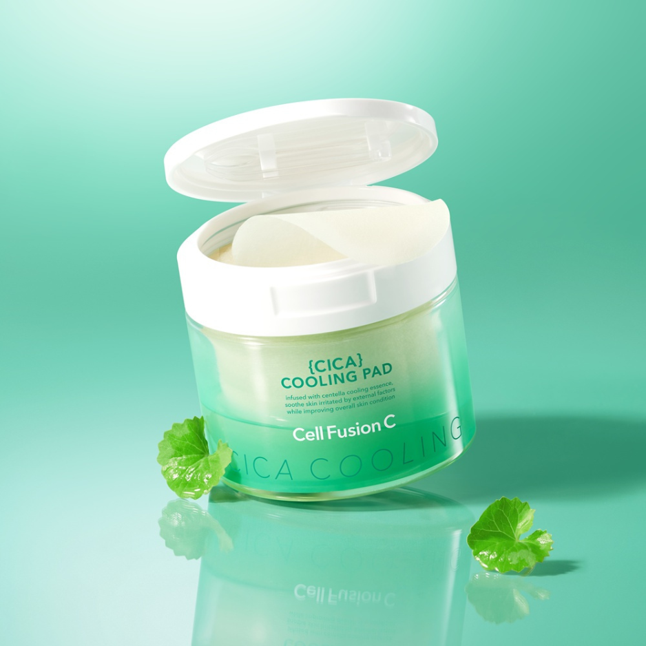 Cell Fusion C Cooling Pads - Redness Relief & Skin Hydration