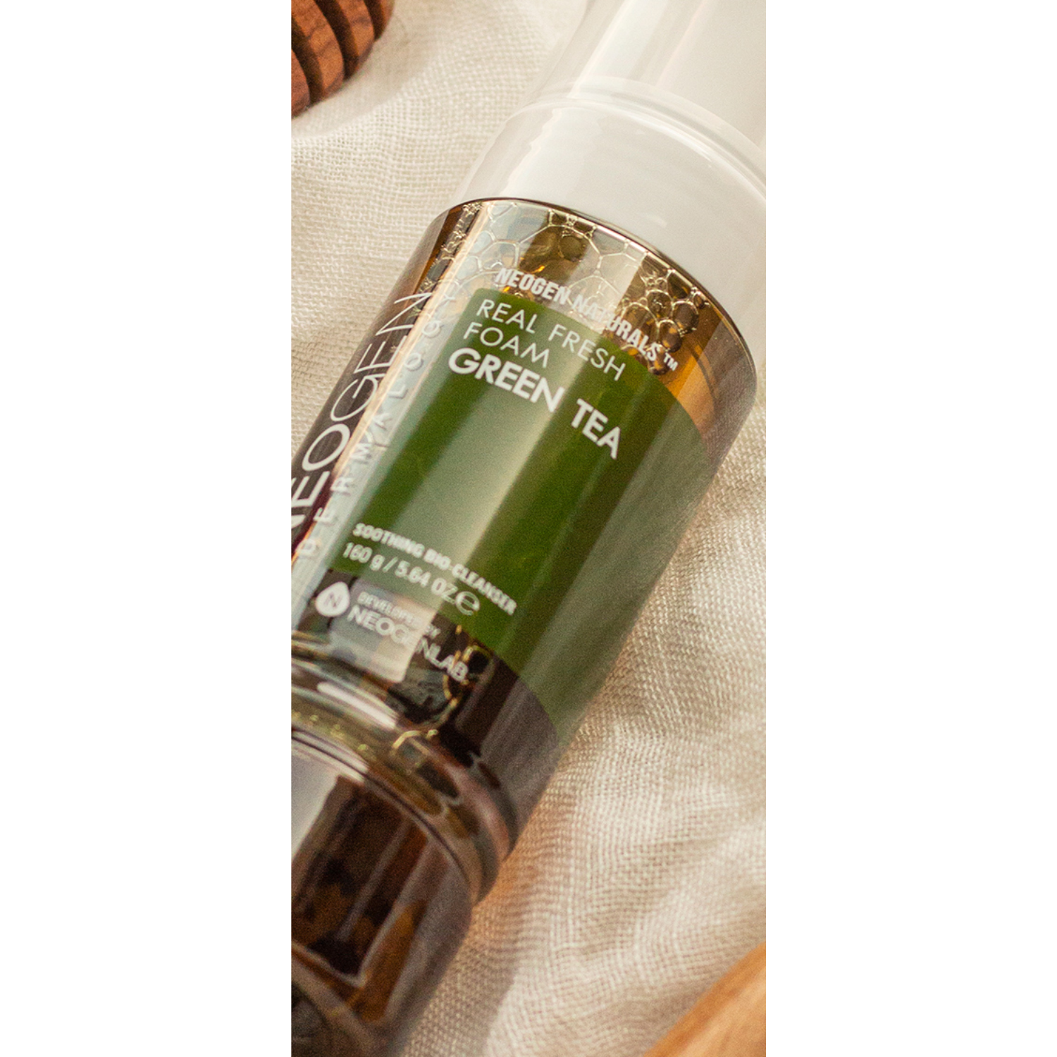 Neogen Dermalogy Real Fresh Foam Green Tea 160 g | OoshTush | K-Beauty | Korean Skincare