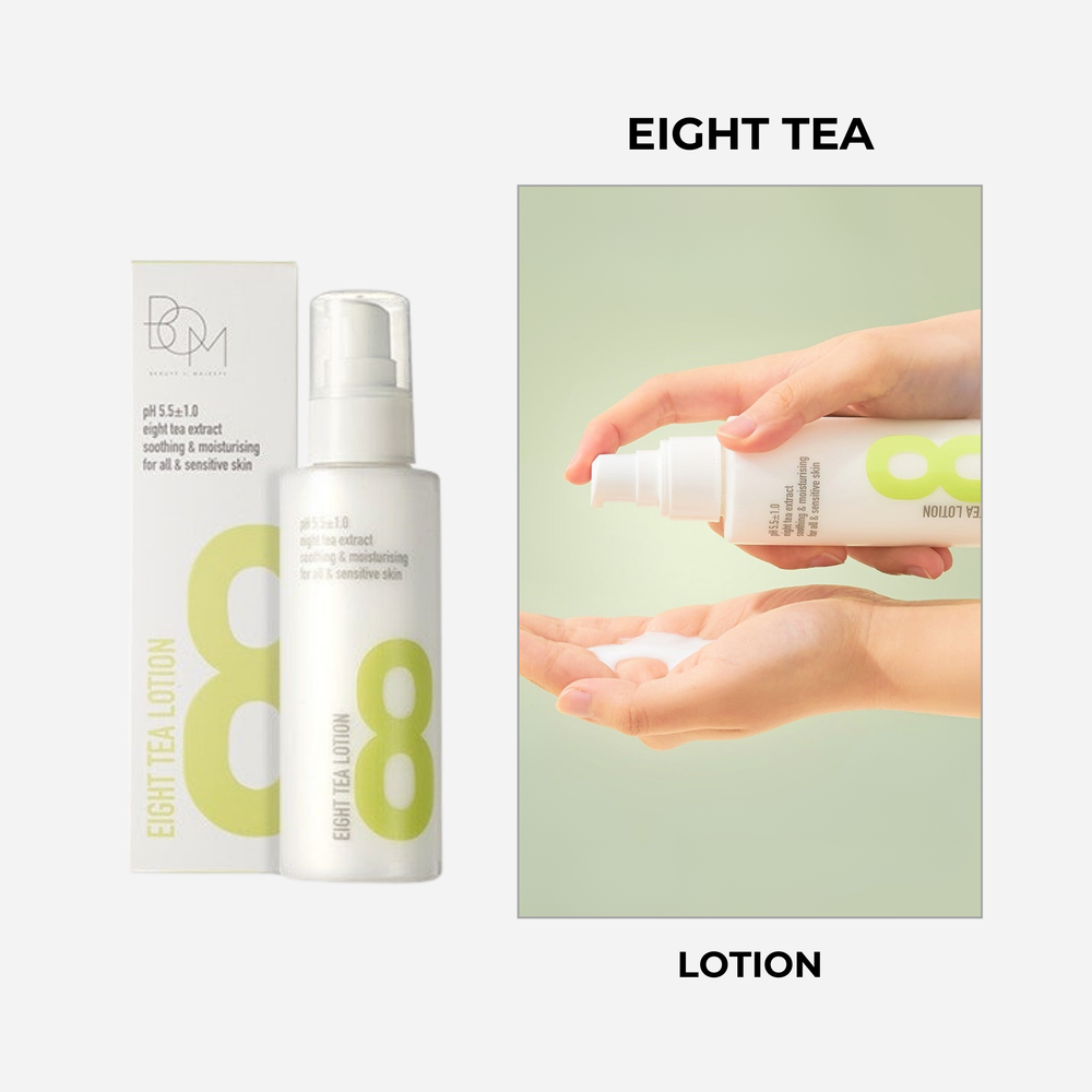 BOM 8 Tea Lotion: Tea Extract Moisturizer for All Skin Types