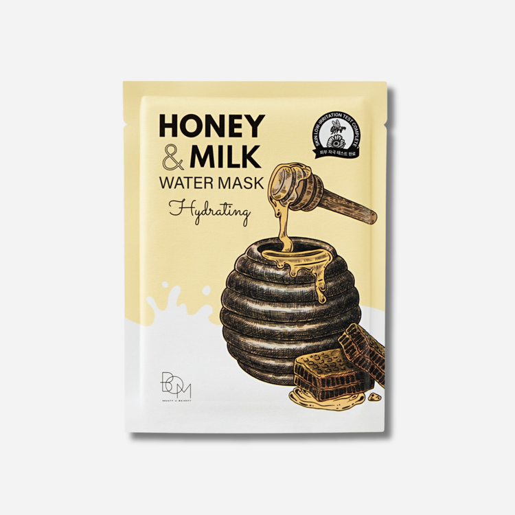 BOM Honey And Milk Water Mask 25g x 10ea - Hydrating