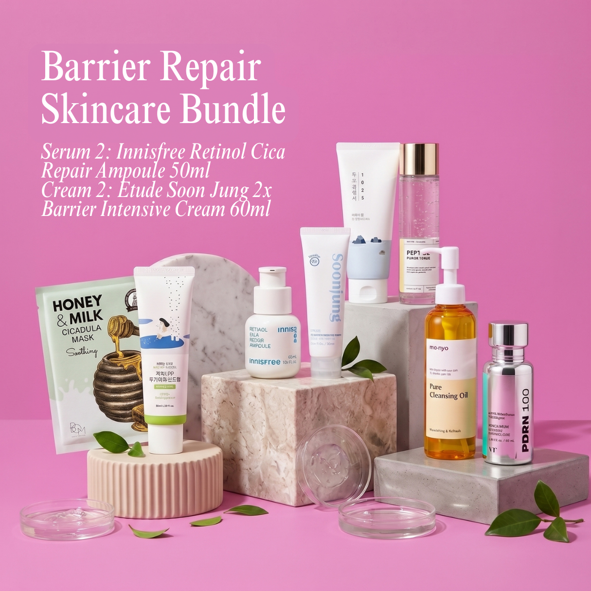 Barrier Repair Skincare Bundle (Cicapair & Ceramidin 8 Products)
