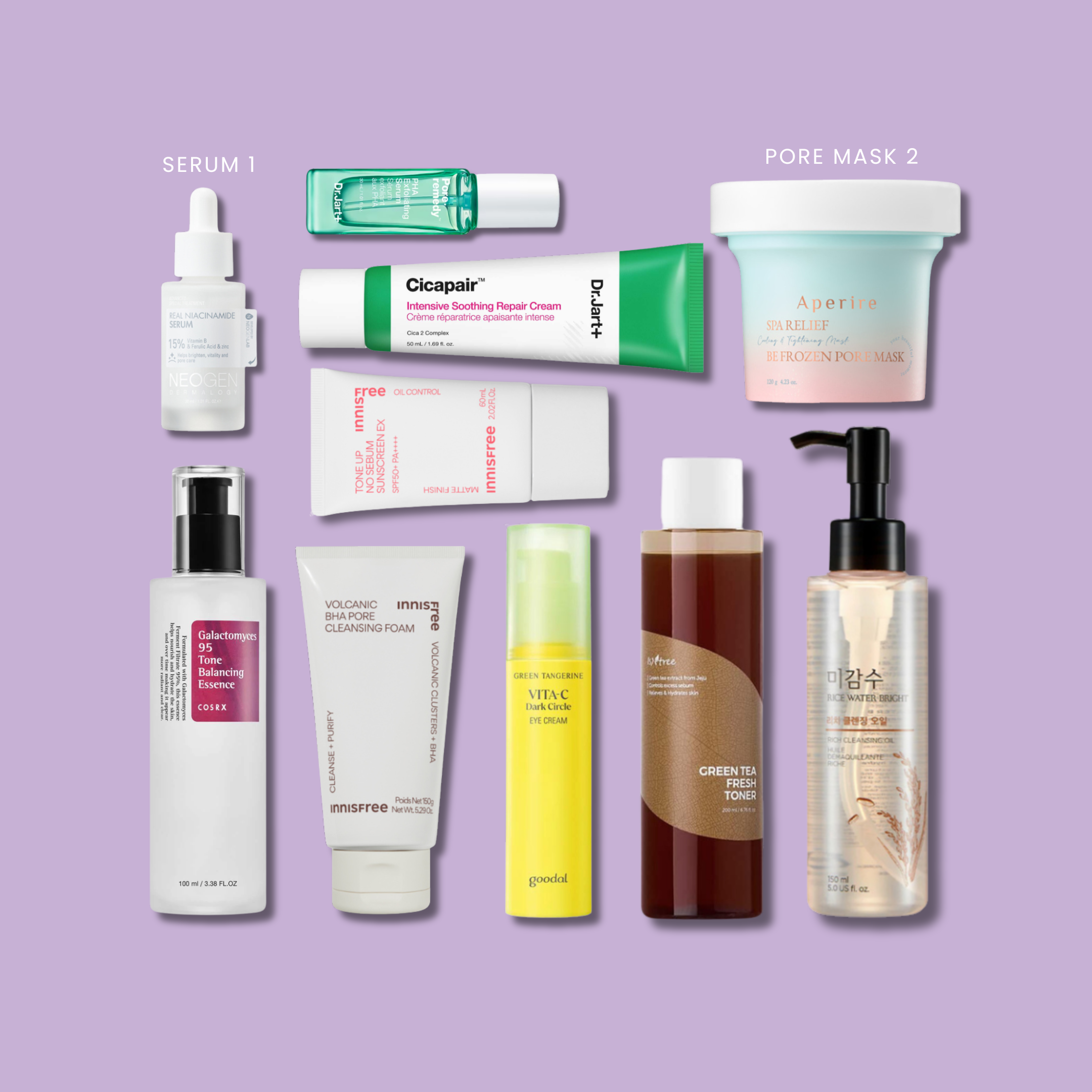 10-Step Ultimate Radiance Skincare Routine Normal/Dry & Oil/Combination Skin | OoshTush | K-beauty