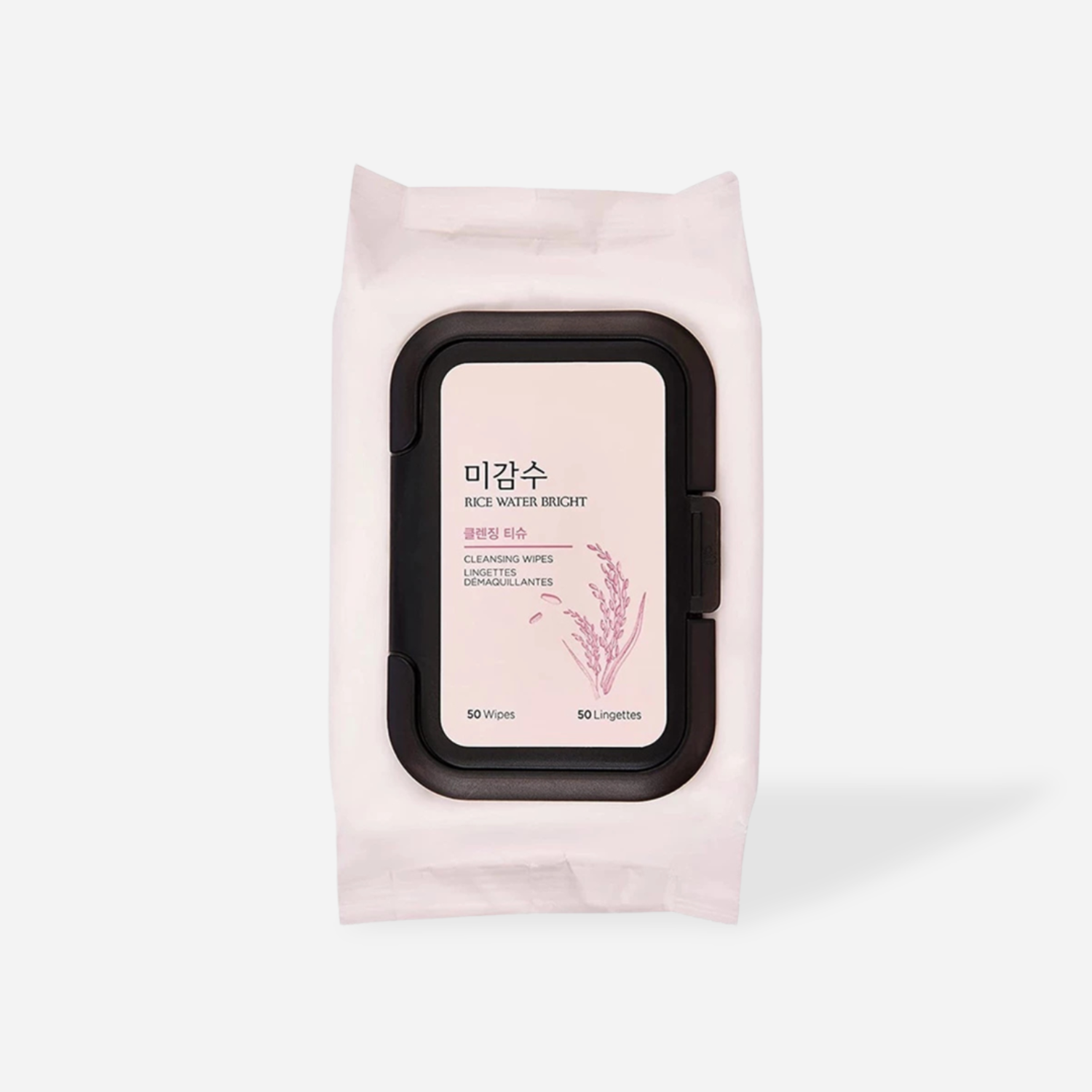 The Face Shop Rice Water Bright Cleansing Facial Wipes 50 Sheets