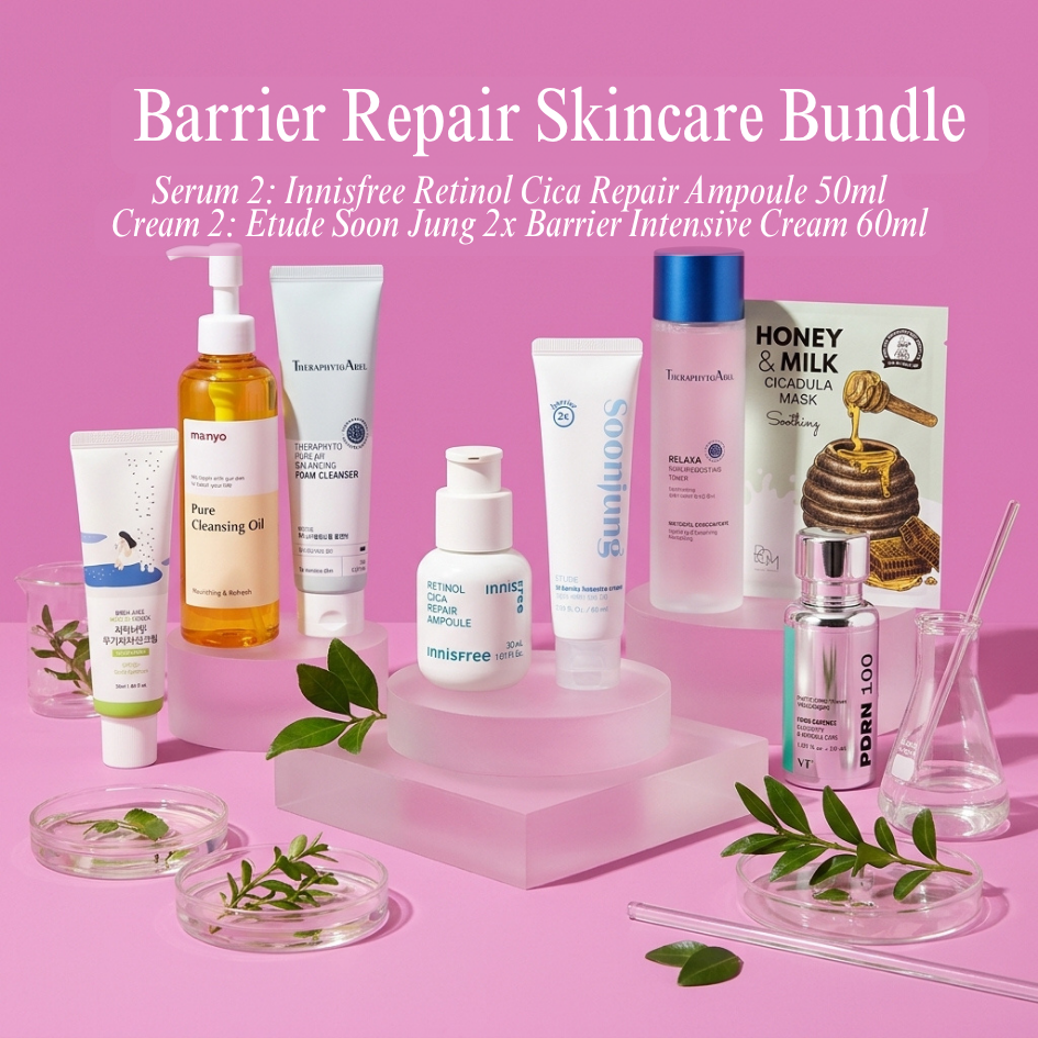 Repair & Restore | Barrier Repair Skincare Bundle | Ooshtush