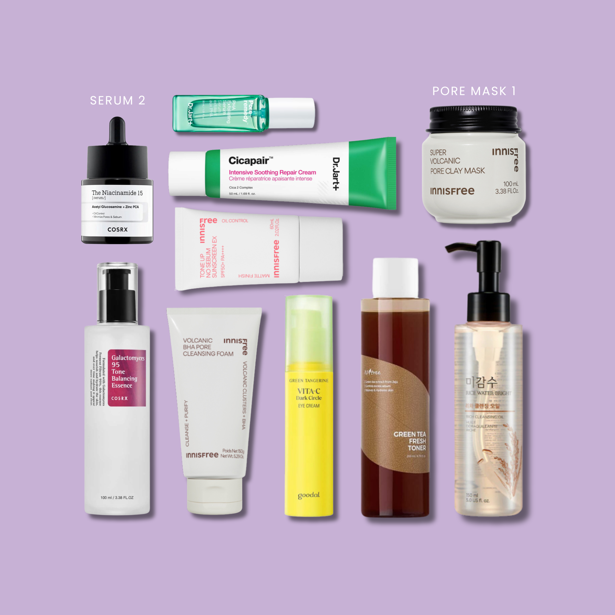 10-Step Ultimate Radiance Skincare Routine Normal/Dry & Oil/Combination Skin | OoshTush | K-beauty