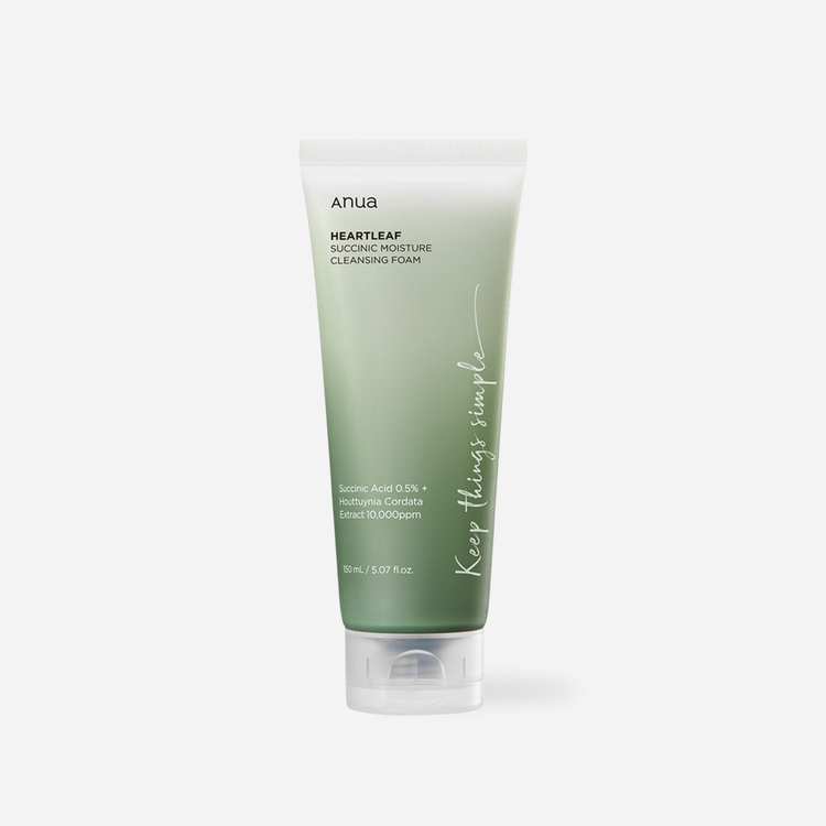Anua Heartleaf Succinic Moisture Cleansing Foam 150ml