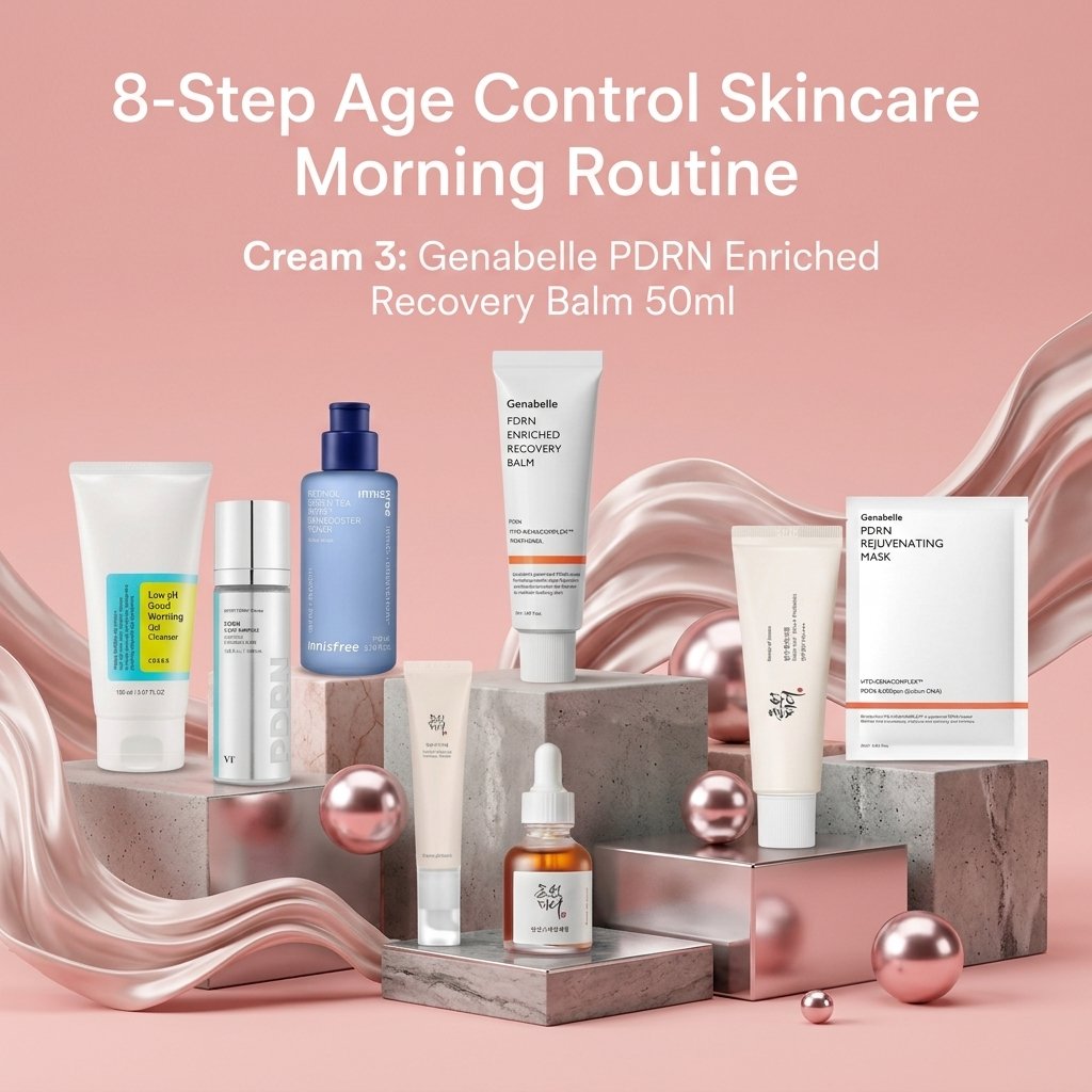 8-Step Age Control Skincare Routine Morning & Night
