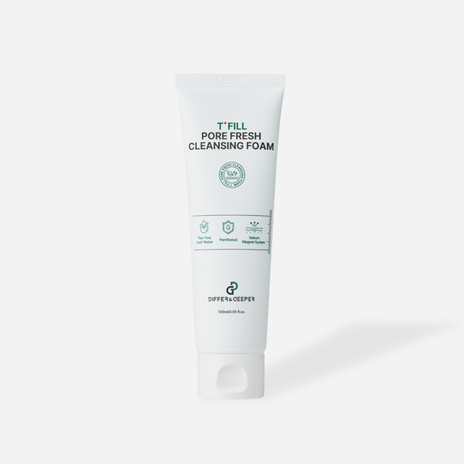 Differ & Deeper Pore Fresh Cleansing Foam 120ml