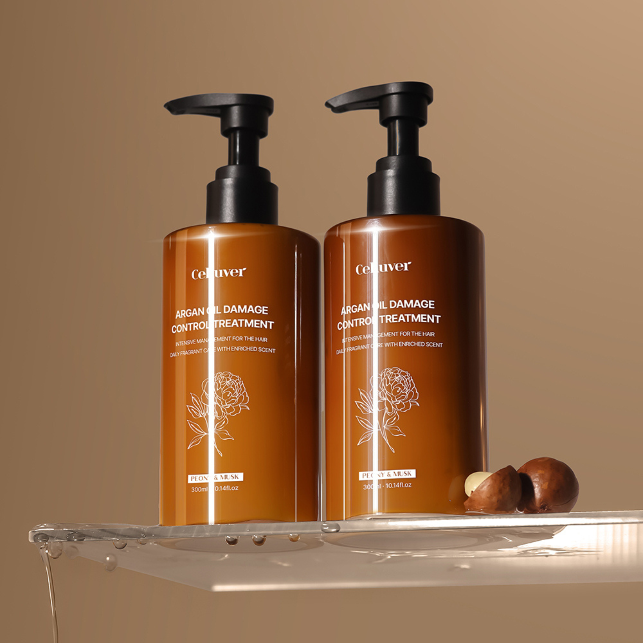 Celluver Argan Oil Damage Control Treatment 300ml | OoshTush | Free Shipping $40+ USD | K-beauty