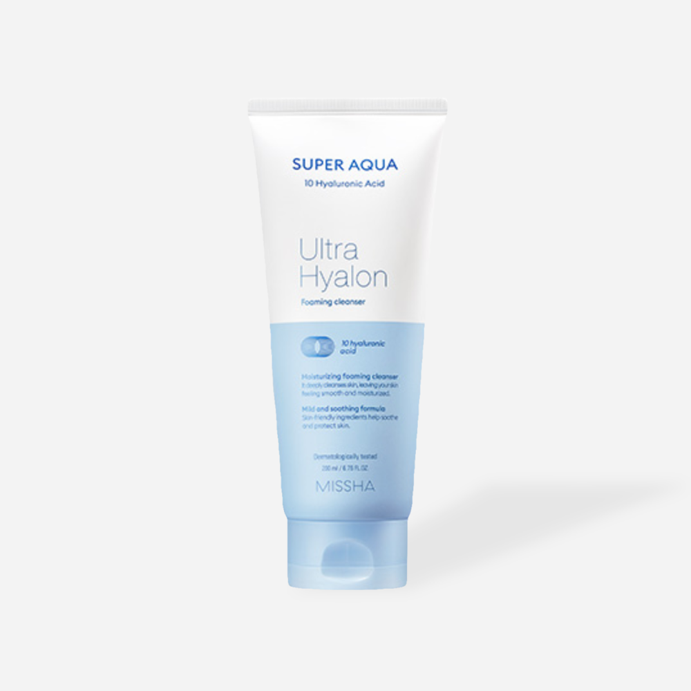 Missha Super Aqua Ultra Hyalon Cleansing Foam 200ml