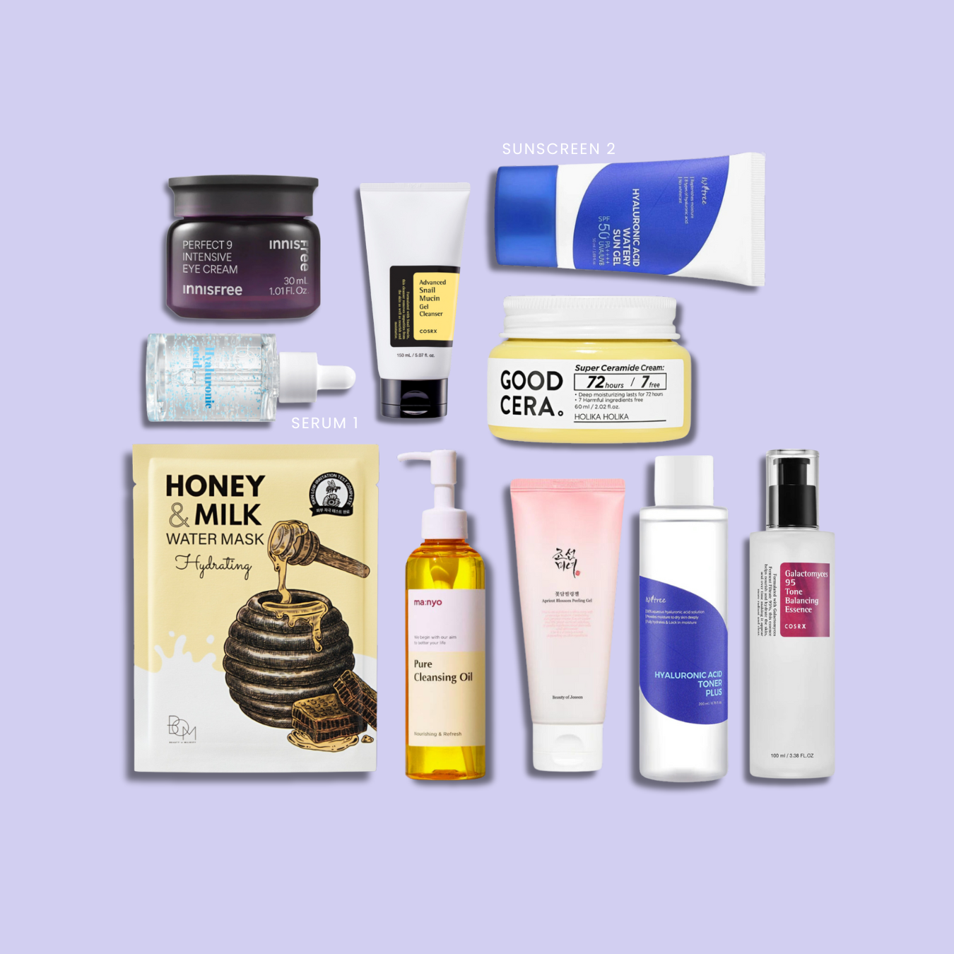 10-Step Ultimate Radiance Skincare Routine Normal/Dry Skin | OoshTush | K-beauty