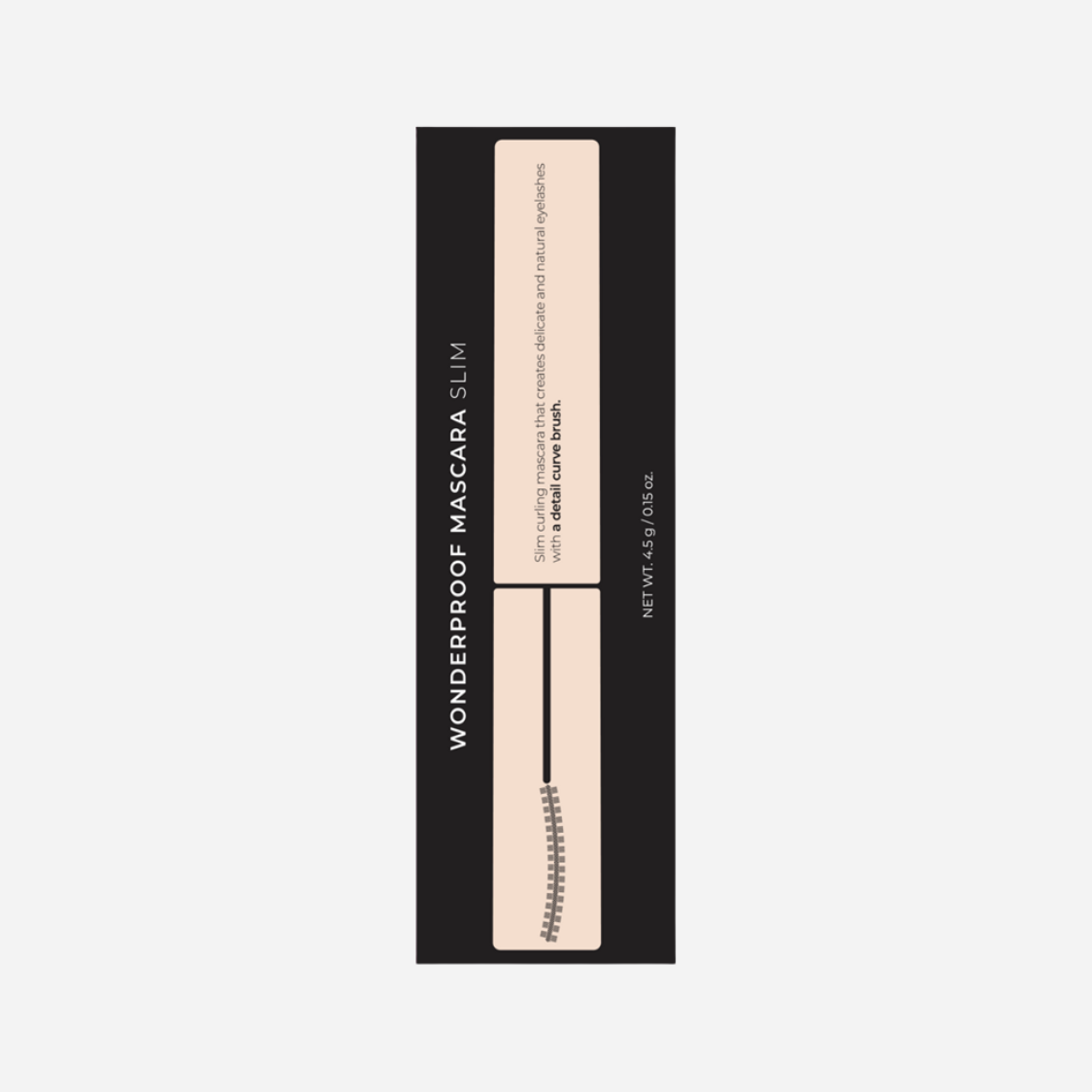 BOM Wonderproof Mascara Slim #01 Hyper Black 4.5g | OoshTush | K-Beauty | Korean Skincare