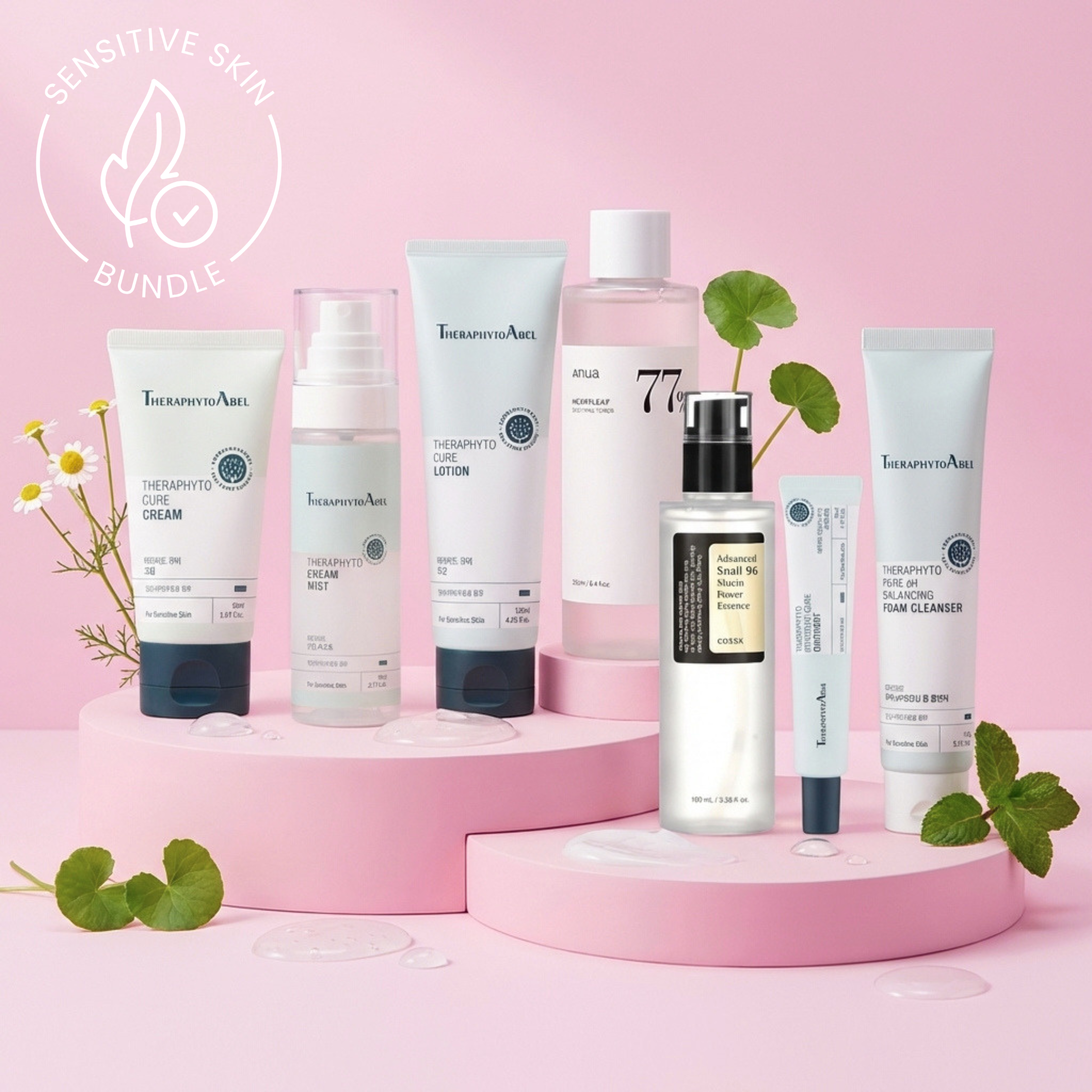 Sensitive skin bundle with lotions, creams, and essences. OoshTush.com is the leading Korean skincare and makeup eCommerce platform, offering a diverse selection of K-beauty essentials. Enjoy seamless online shopping & fast delivery. Gentle cleansers