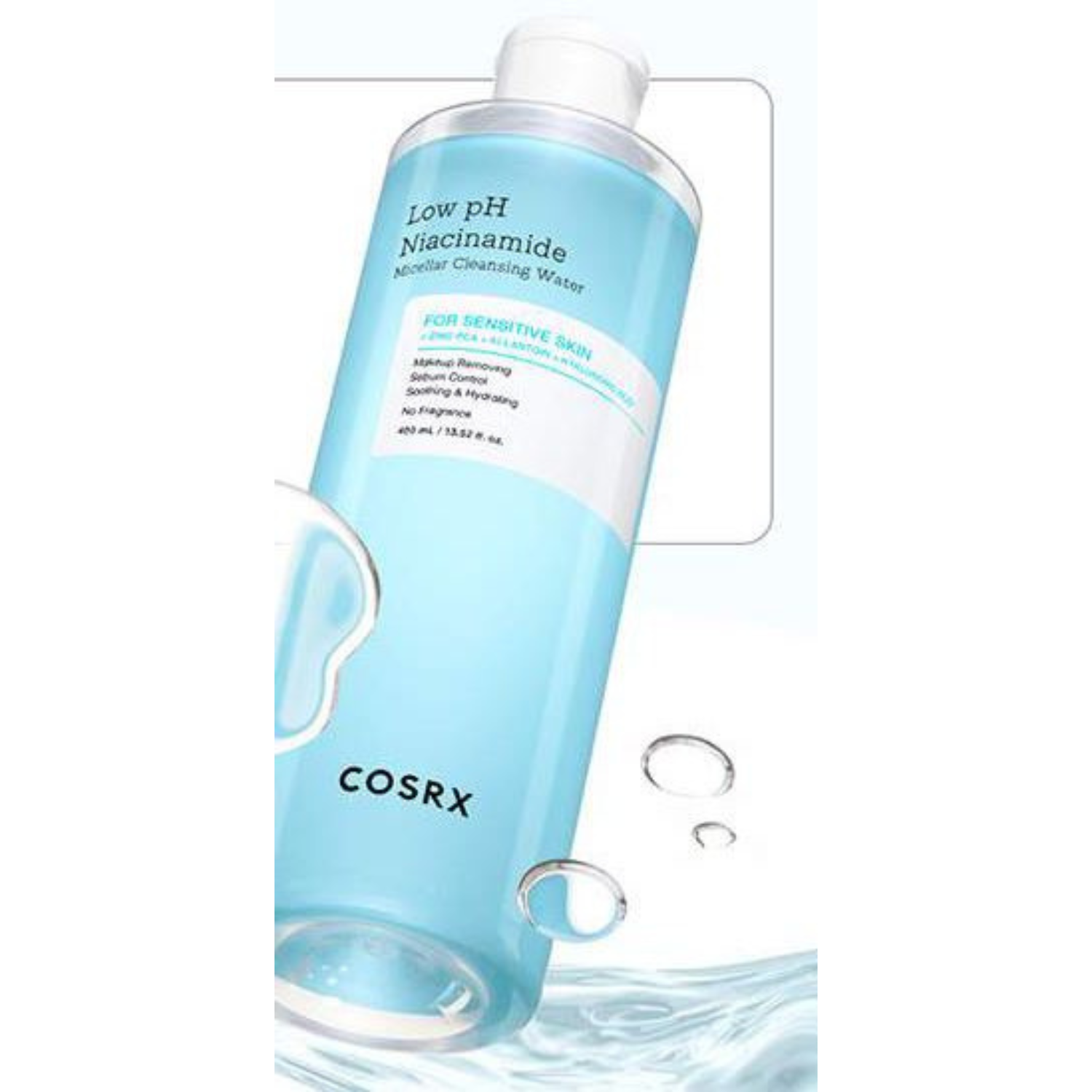 COSRX Low pH Niacinamide Micellar Cleansing Water 400ml | OoshTush | Free Shipping $50+ USD | K-beauty