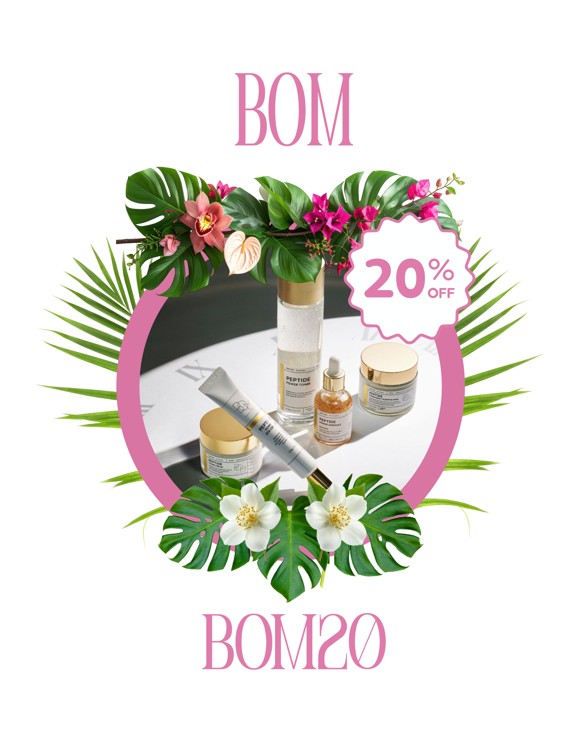 Use Code: BOM20