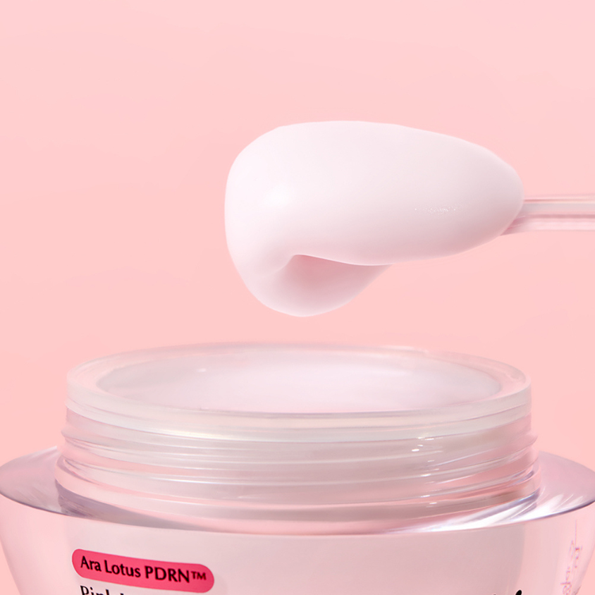 Hanskin Pink Lotus PDRN Cream: Hydrate & Plump Skin