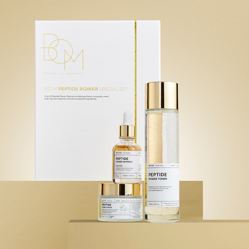 BOM Peptide Power Gift Set 3 Items