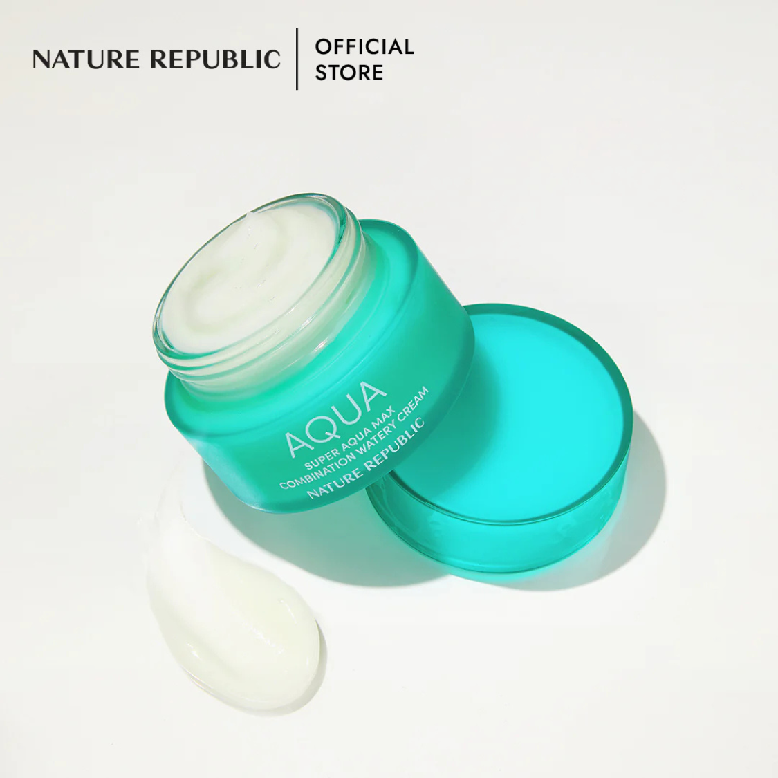 Nature Republic Super Aqua Max Combination Watery Cream 80ml | OoshTush | K-Beauty | Korean Skincare