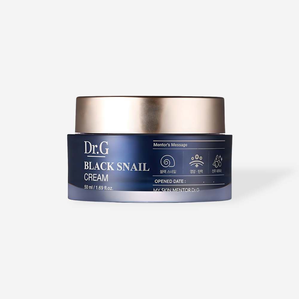 Dr.G BLACK SNAIL CREAM 50ml ×6 Dr.G Black Snail Cream: Nourishing Moisturizer for Skin — OoshTush