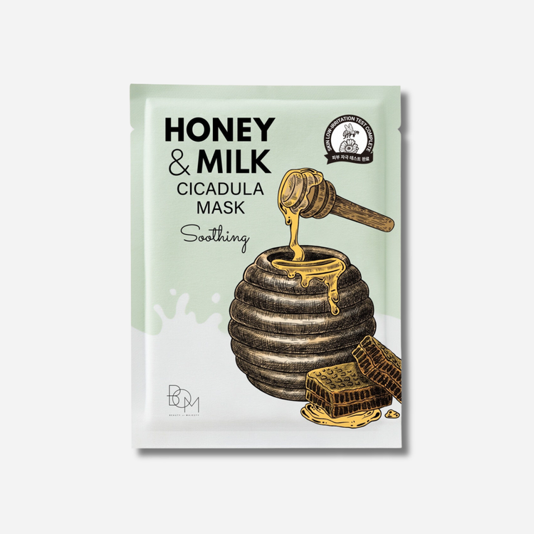 BOM Honey And Milk Cicadula Mask 25g x 10ea - Soothing