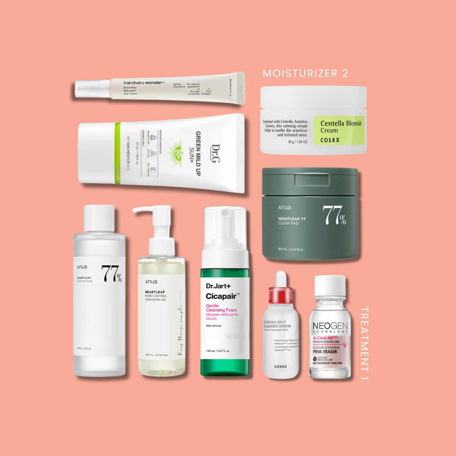 K-Beauty 10-Step Nourishing Skincare Routine (Sensitive/Acne-prone) | OoshTush | K-beauty | Korean Skincare