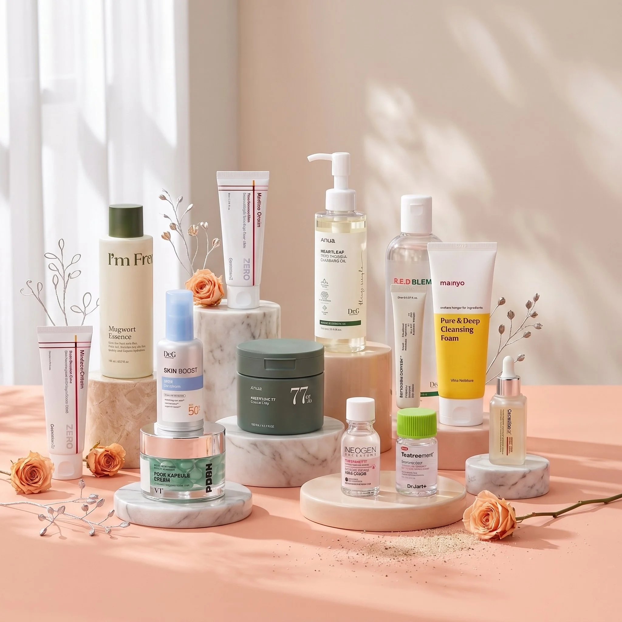 K-Beauty 10-Step Nourishing Skincare Routine (Sensitive/Acne-prone & All Skin Types) | OoshTush | K-beauty | Korean Skincare