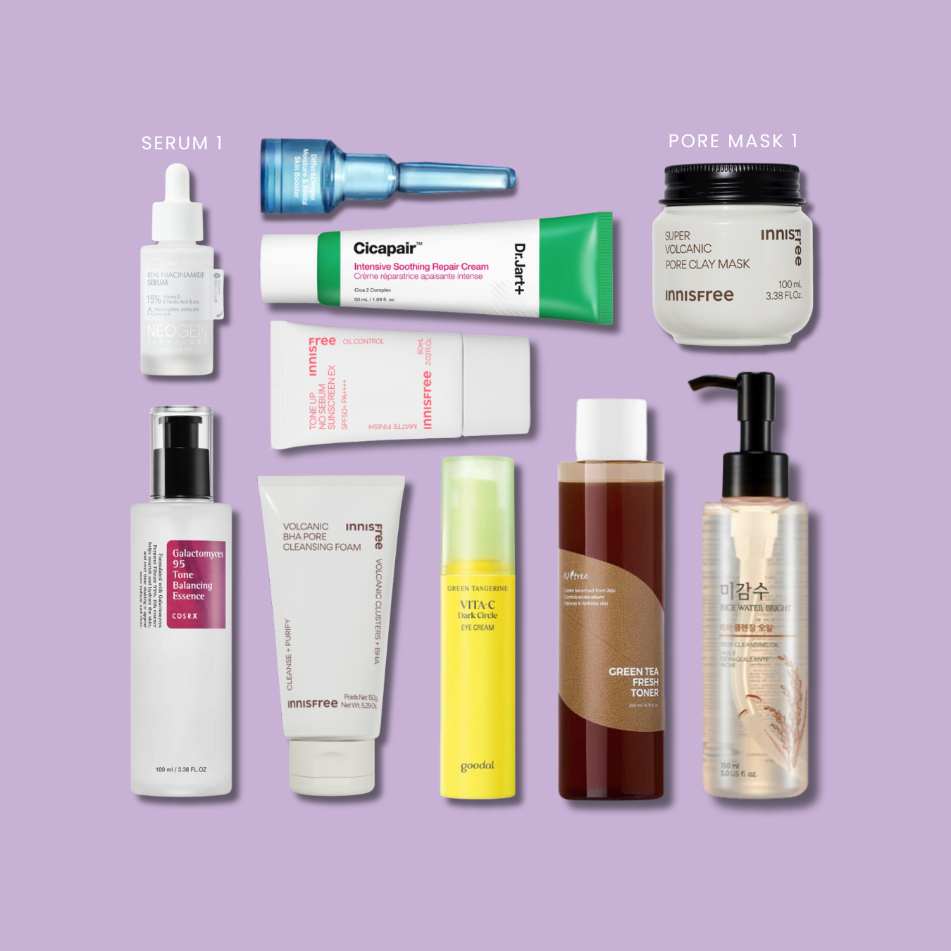 10-Step Ultimate Radiance Skincare Routine Normal/Dry & Oil/Combination Skin | OoshTush | K-beauty