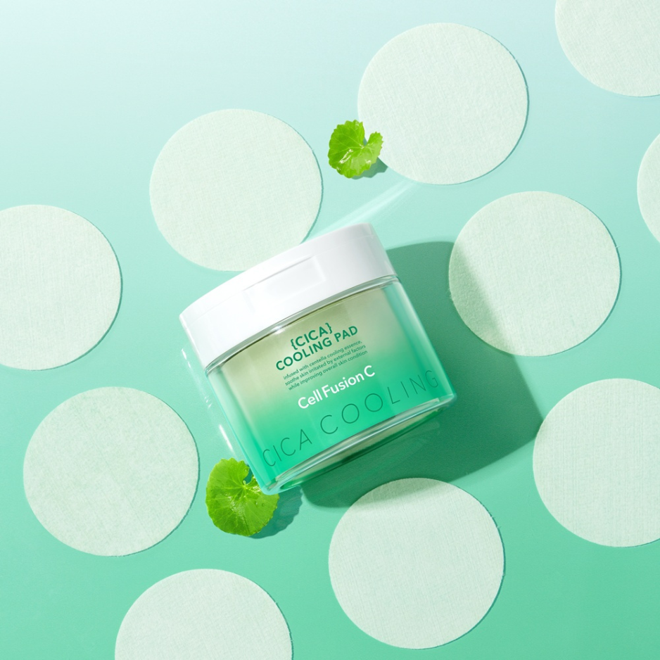 Cell Fusion C Cooling Pads - Redness Relief & Skin Hydration