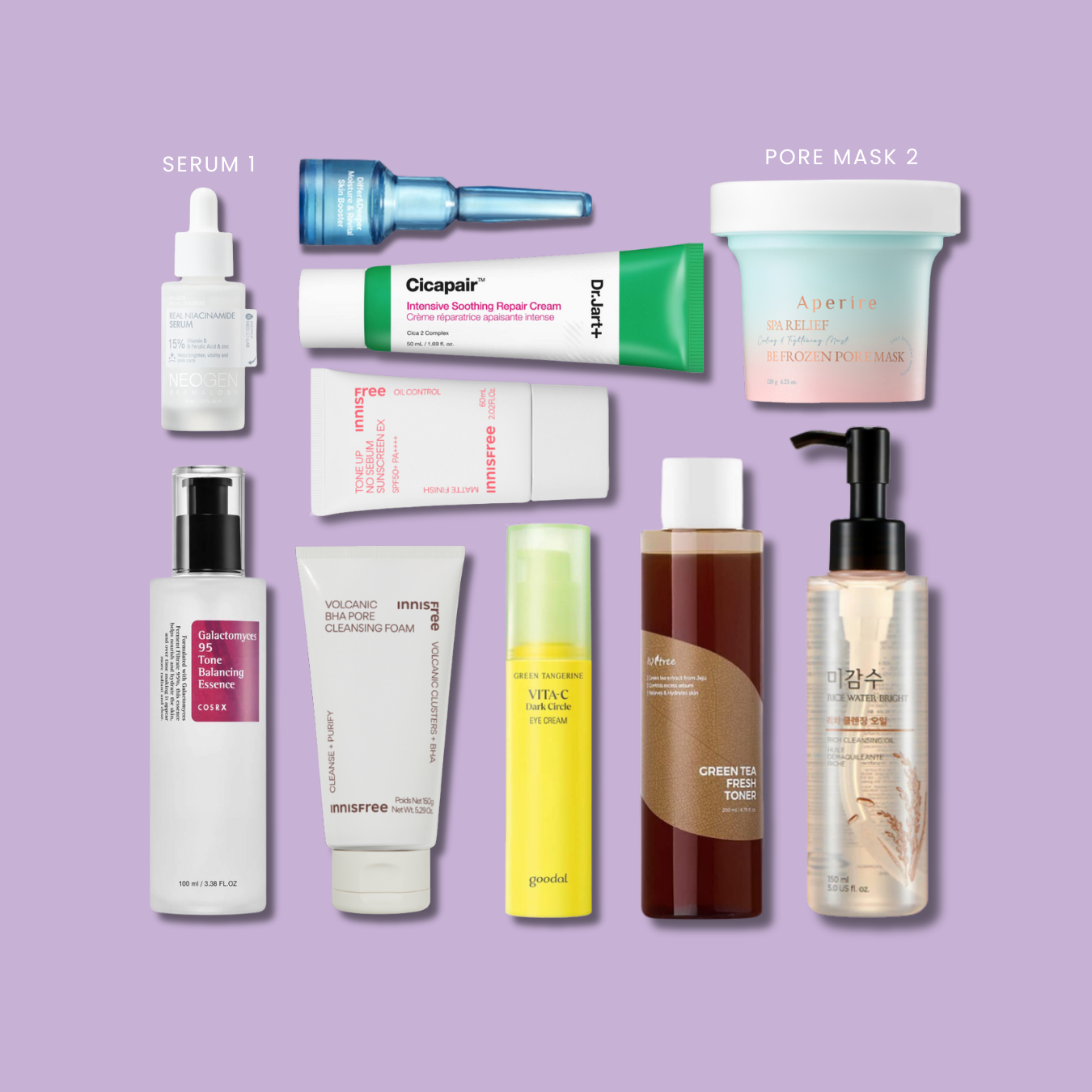 10-Step Ultimate Radiance Skincare Routine Normal/Dry & Oil/Combination Skin | OoshTush | K-beauty