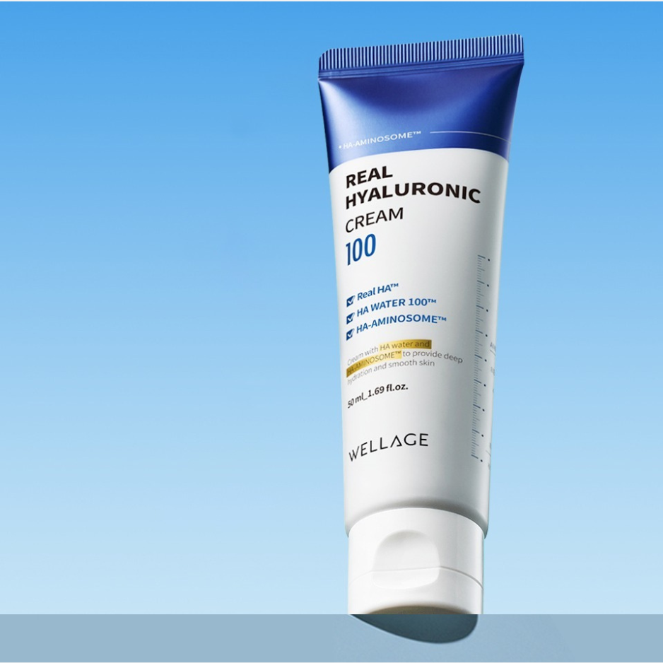 Wellage Hyaluronic 100 Cream: Deep Hydration Moisture Seal