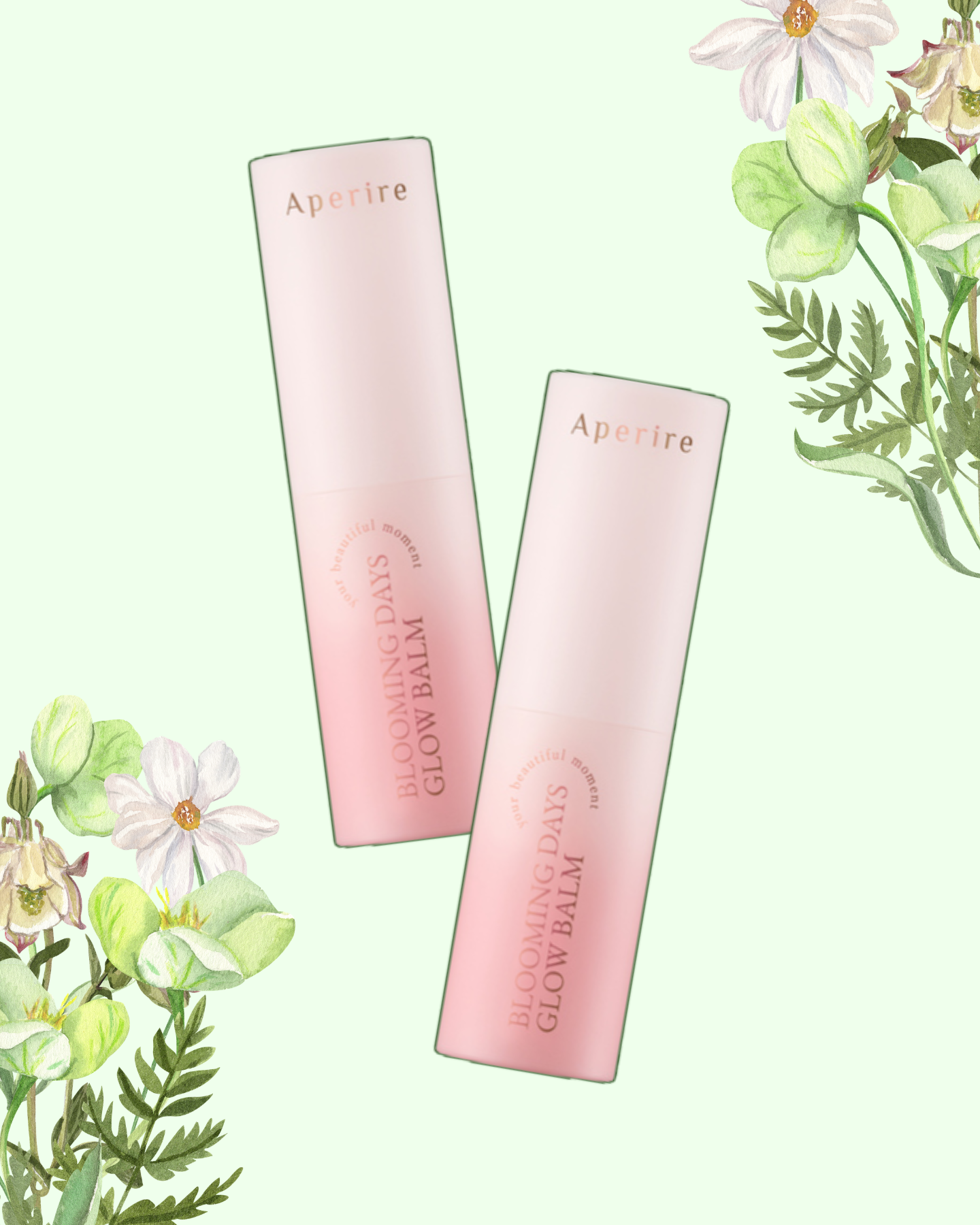 Aperire Blooming Days Glow Balm. Discover premium Korean skin care and makeup products for all skin concerns, with curated routines and trusted brands at OoshTush.com