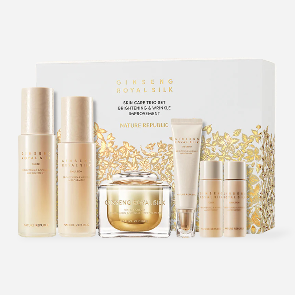GINSENG  SILK 6点セット Ginseng Royal Silk Trio Set | Anti-Aging & Nourishing Skin — OoshTush