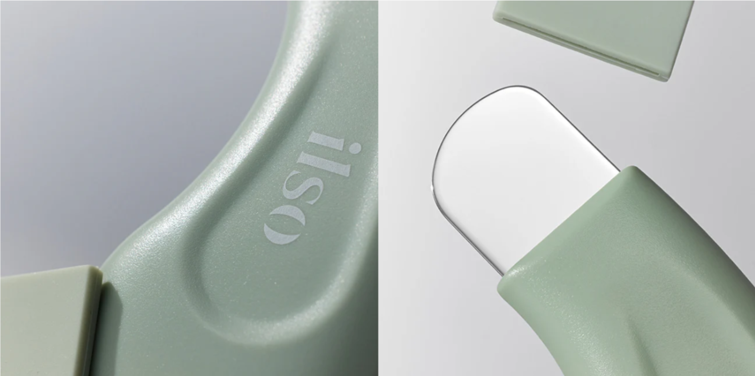 Close-up of the light green Ilso Deep Clean Master.