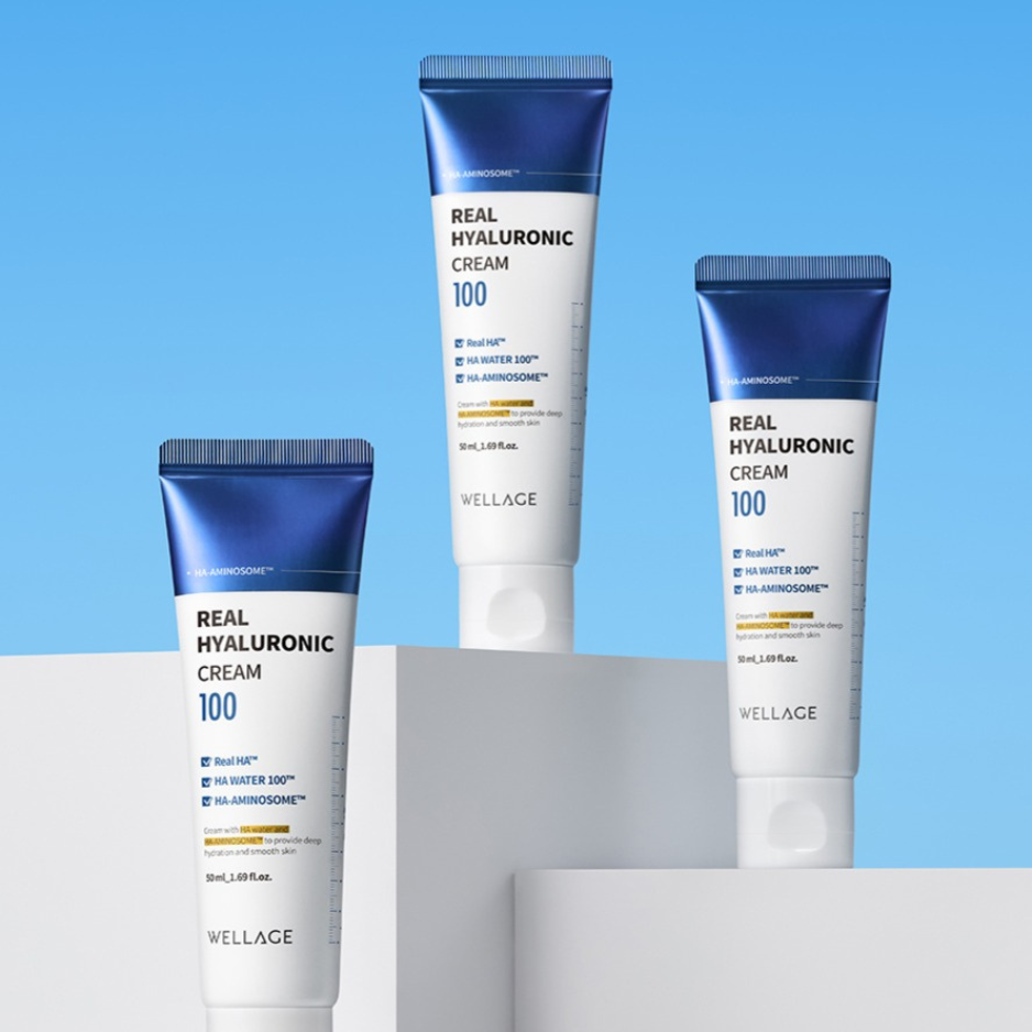 Wellage Hyaluronic 100 Cream: Deep Hydration Moisture Seal