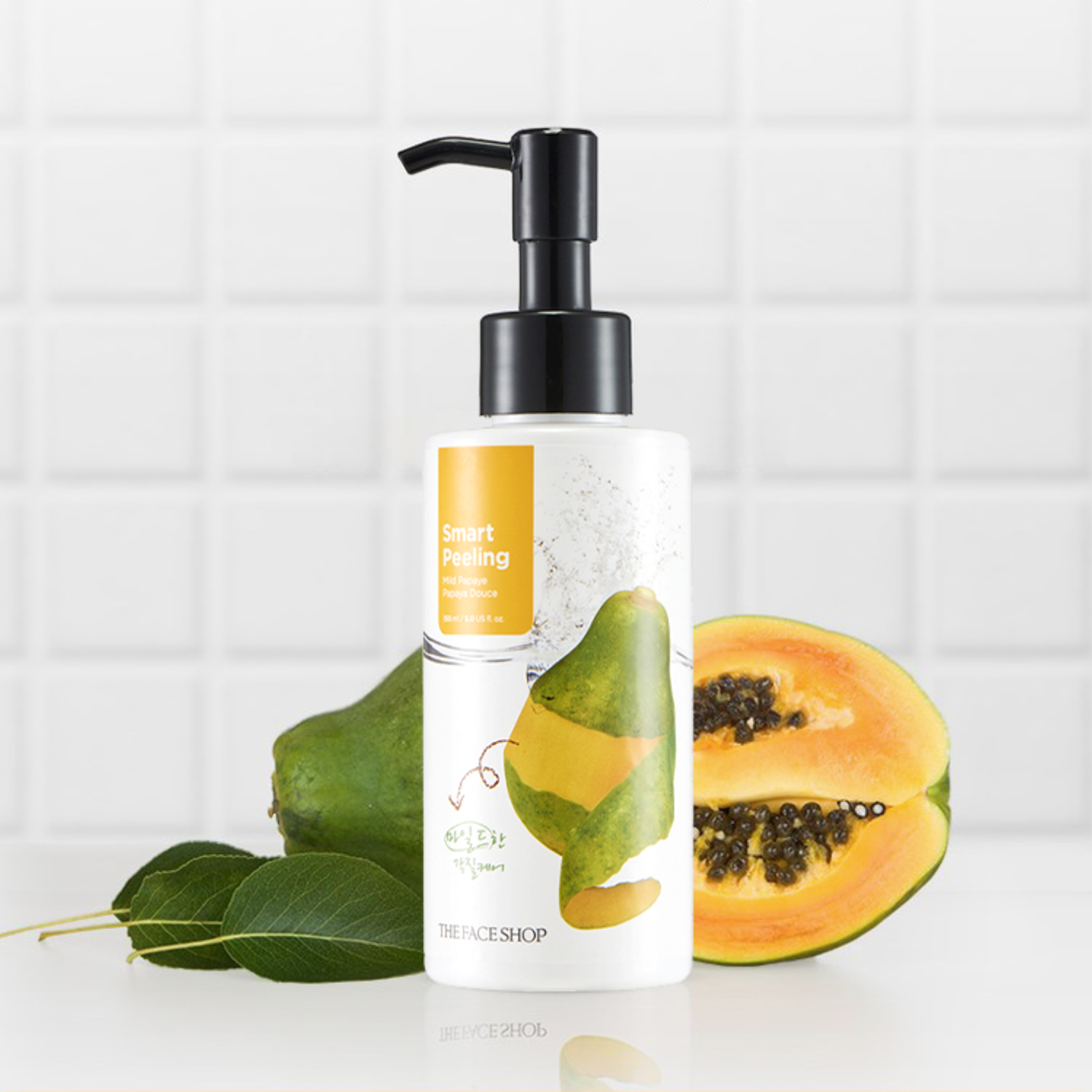 The Face Shop Smart Peeling Mild Papaya 150ml | OoshTush | K-beauty | Free Shipping Over $50 USD
