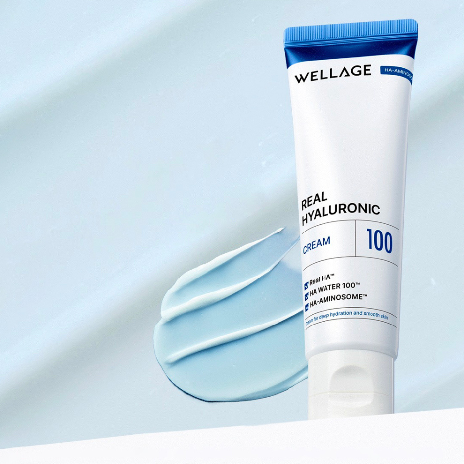 Wellage Hyaluronic 100 Cream: Deep Hydration Moisture Seal
