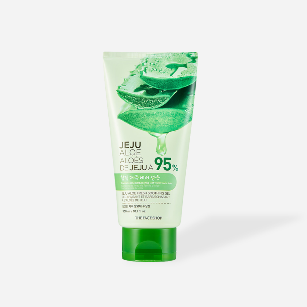 The Face Shop Jeju Aloe Soothing Gel 300ml  OoshTush