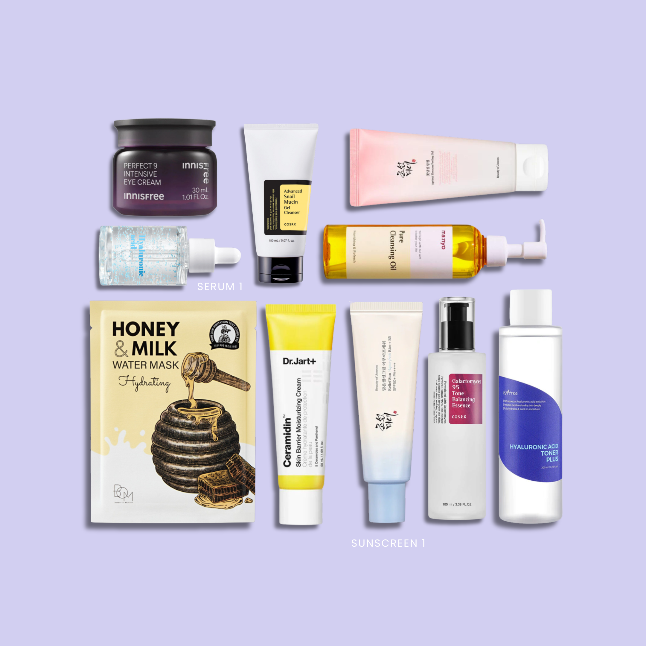 10-Step Ultimate Radiance Skincare Routine Normal/Dry Skin | OoshTush | K-beauty