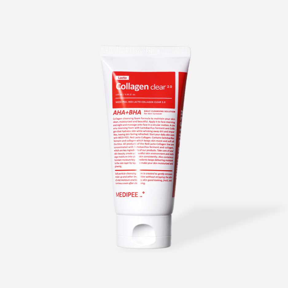 MEDIPEEL Red Lacto Collagen Clear Foam Cleanser 2.0