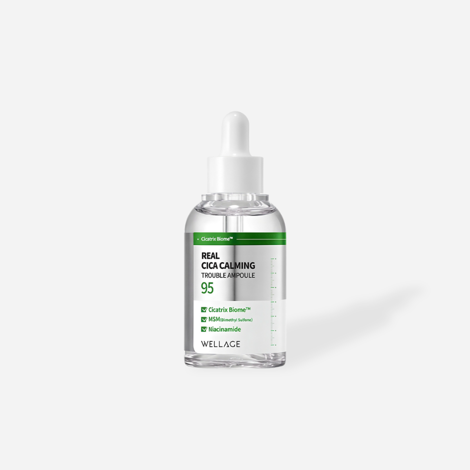 Wellage Real Cica Calming 95 Trouble Ampoule 50ml