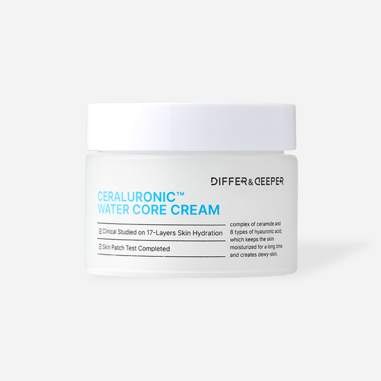 Differ & Deeper Ceraluronic Water Core Cream 50g