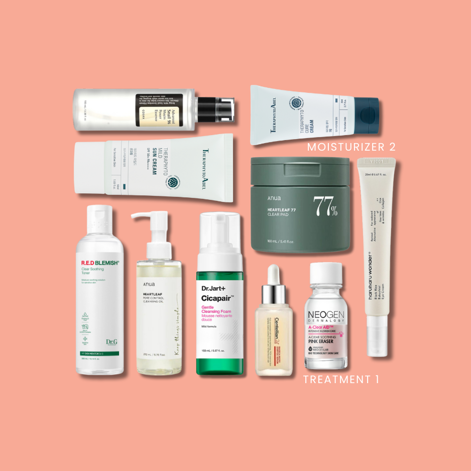 K-Beauty 10-Step Nourishing Skincare Routine (Sensitive/Acne-prone) | OoshTush | K-beauty | Korean Skincare